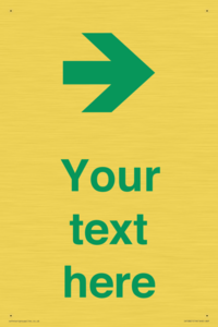 Custom Safe Condition inverse: Green right arrow